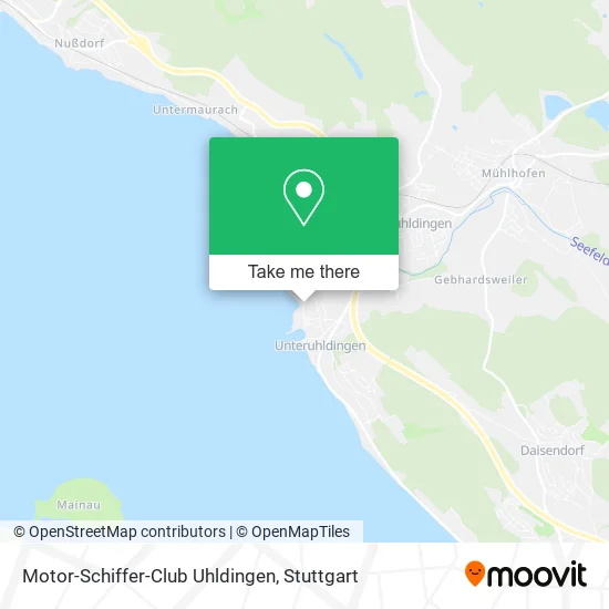 Карта Motor-Schiffer-Club Uhldingen