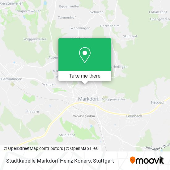 Stadtkapelle Markdorf Heinz Koners map