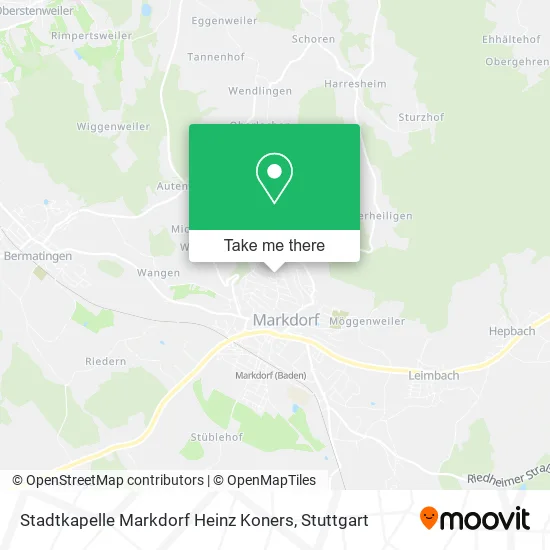 Карта Stadtkapelle Markdorf Heinz Koners