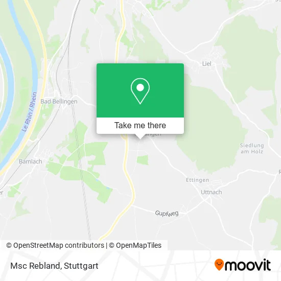 Карта Msc Rebland