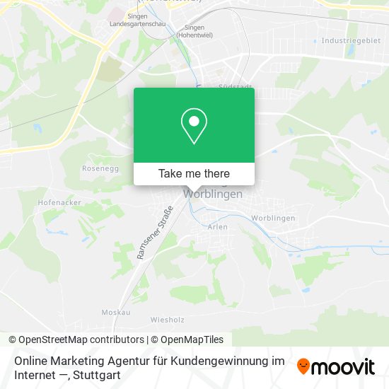 Online Marketing Agentur für Kundengewinnung im Internet — map