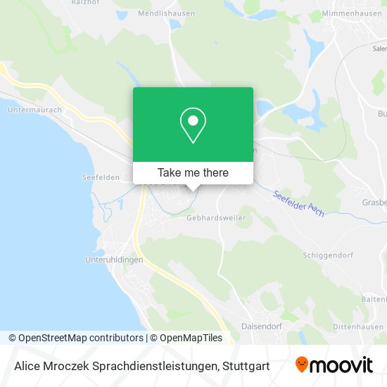 Alice Mroczek Sprachdienstleistungen map