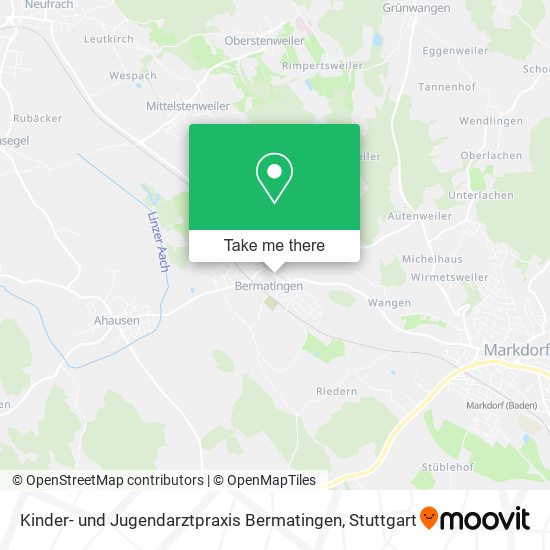 Kinder- und Jugendarztpraxis Bermatingen map