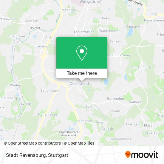 Карта Stadt Ravensburg