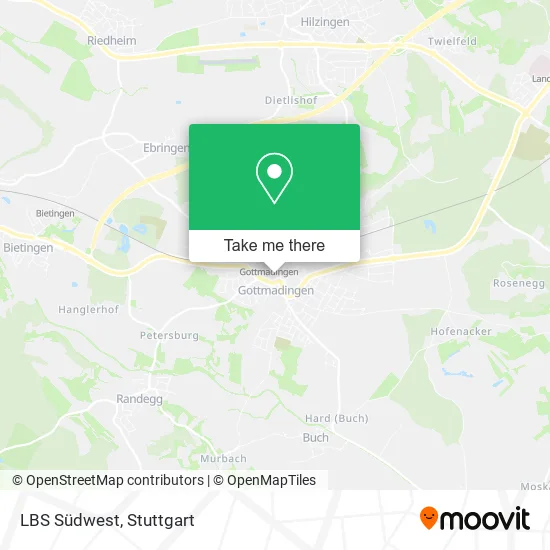 Карта LBS Südwest