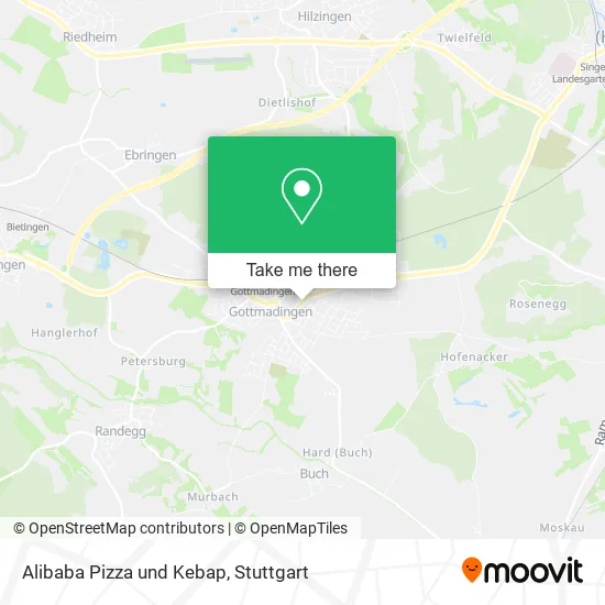 Карта Alibaba Pizza und Kebap