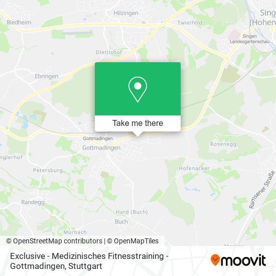 Exclusive - Medizinisches Fitnesstraining - Gottmadingen map
