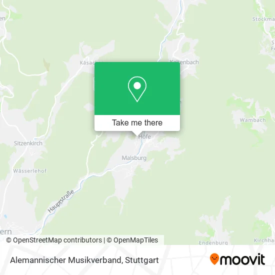 Карта Alemannischer Musikverband