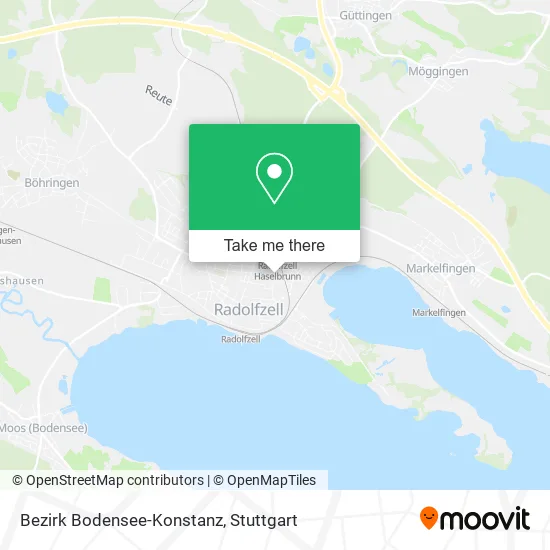 Карта Bezirk Bodensee-Konstanz