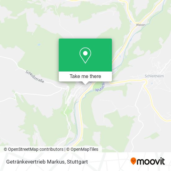 Getränkevertrieb Markus map