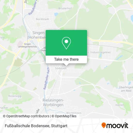 Карта Fußballschule Bodensee