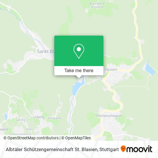 Albtäler Schützengemeinschaft St. Blasien map