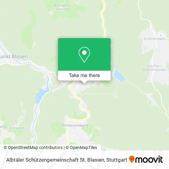 Карта Albtäler Schützengemeinschaft St. Blasien