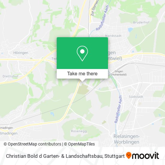 Christian Bold d Garten- & Landschaftsbau map