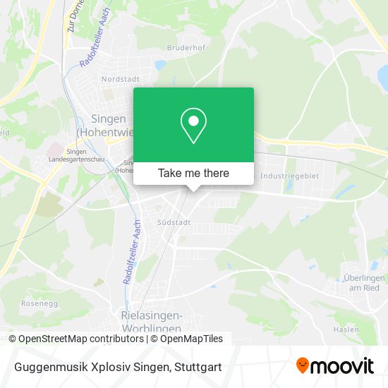 Guggenmusik Xplosiv Singen map