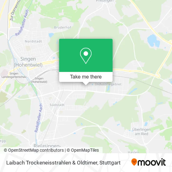 Карта Laibach Trockeneisstrahlen & Oldtimer