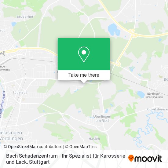 Bach Schadenzentrum - Ihr Spezialist für Karosserie und Lack map
