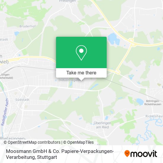 Moosmann GmbH & Co. Papiere-Verpackungen-Verarbeitung map