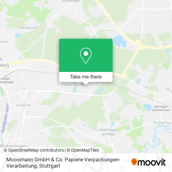 Карта Moosmann GmbH & Co. Papiere-Verpackungen-Verarbeitung