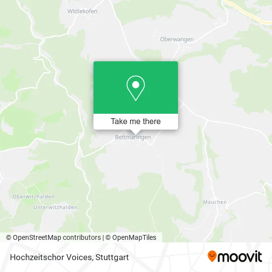 Карта Hochzeitschor Voices