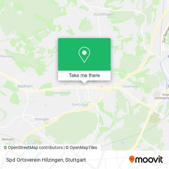 Spd Ortsverein Hilzingen map