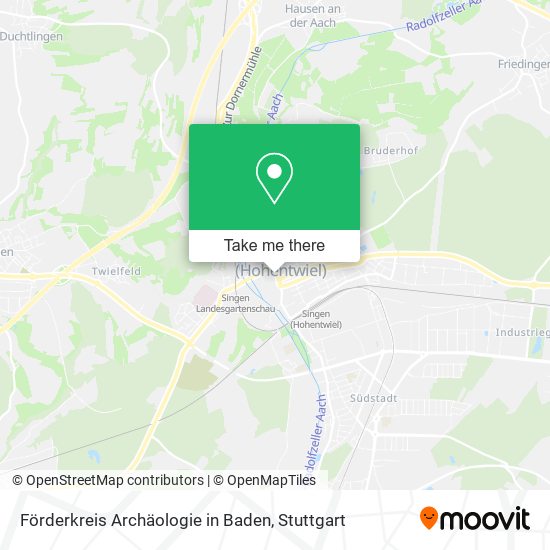 Förderkreis Archäologie in Baden map