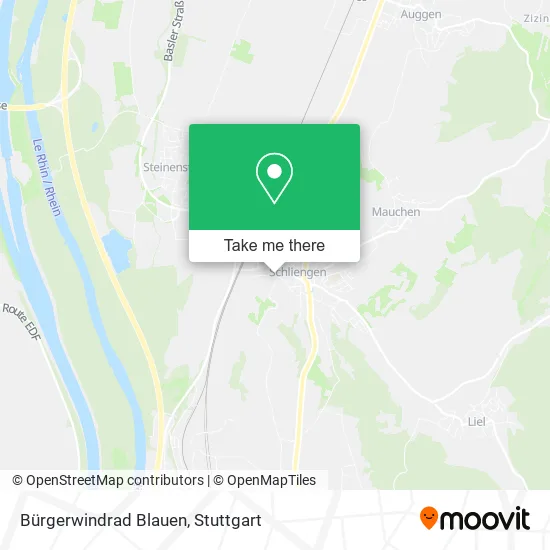 Карта Bürgerwindrad Blauen