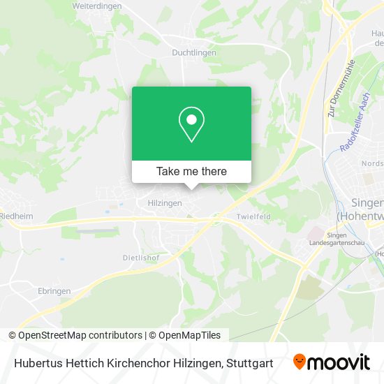 Hubertus Hettich Kirchenchor Hilzingen map
