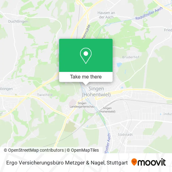 Карта Ergo Versicherungsbüro Metzger & Nagel
