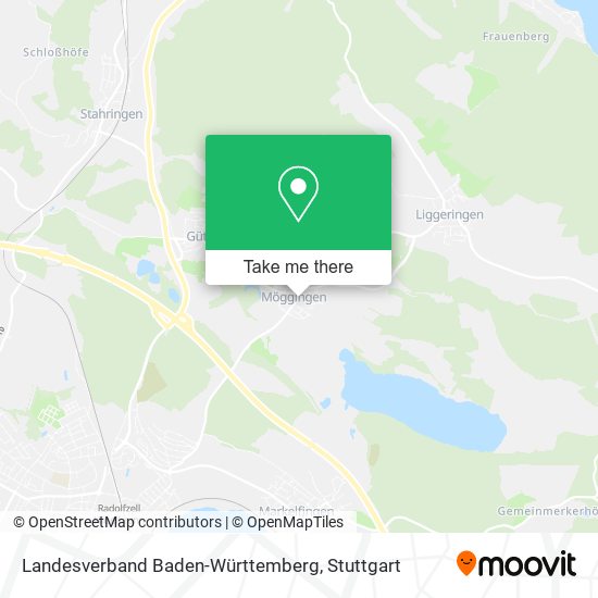 Landesverband Baden-Württemberg map