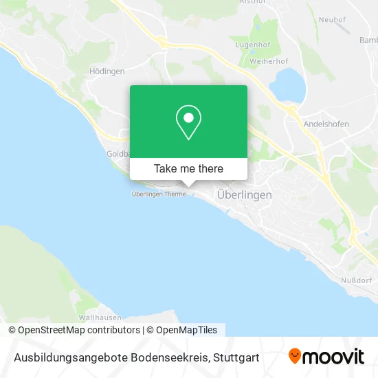 Карта Ausbildungsangebote Bodenseekreis