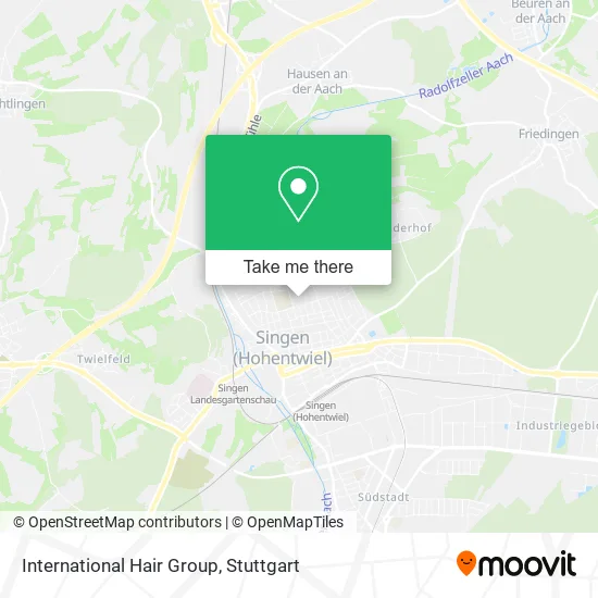 Карта International Hair Group