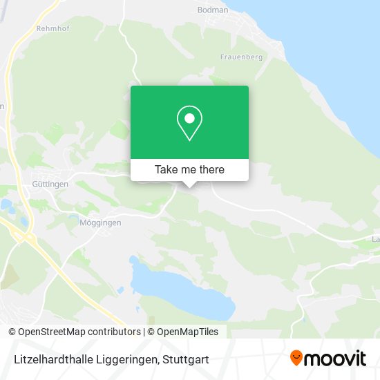 Карта Litzelhardthalle Liggeringen