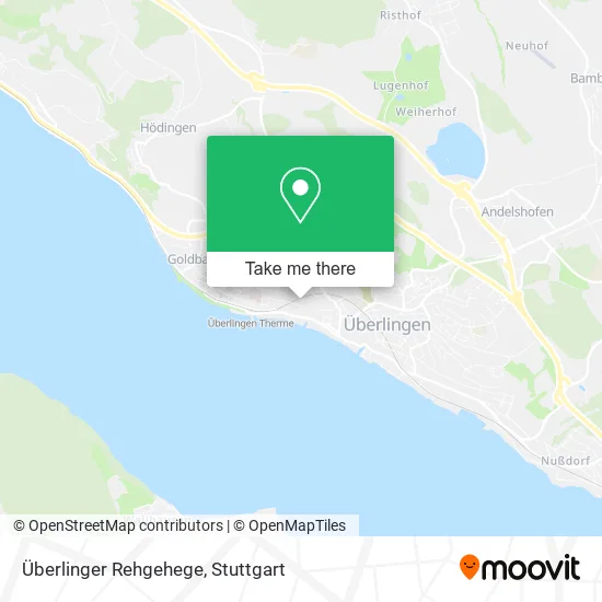 Карта Überlinger Rehgehege