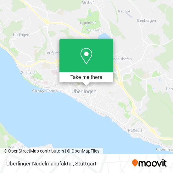 Überlinger Nudelmanufaktur map