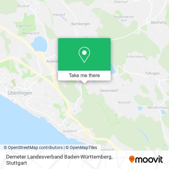 Demeter Landesverband Baden-Württemberg map
