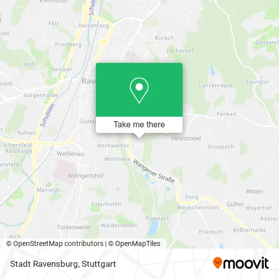 Карта Stadt Ravensburg
