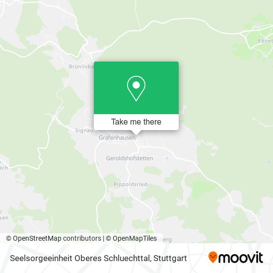 Seelsorgeeinheit Oberes Schluechttal map