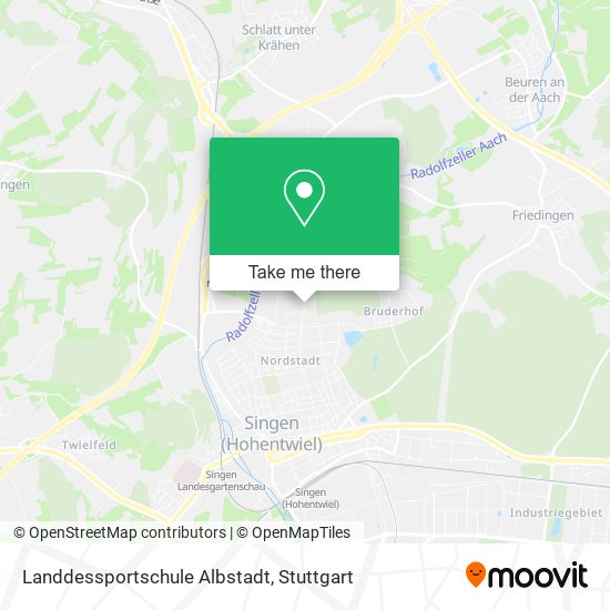 Landdessportschule Albstadt map