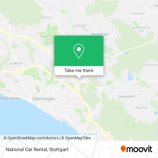Карта National Car Rental