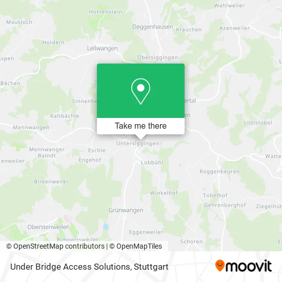 Under Bridge Access Solutions map