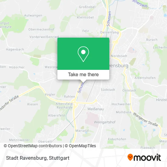 Карта Stadt Ravensburg