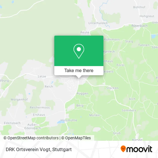 Карта DRK Ortsverein Vogt