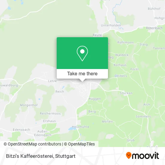 Карта Bitzi's Kaffeerösterei