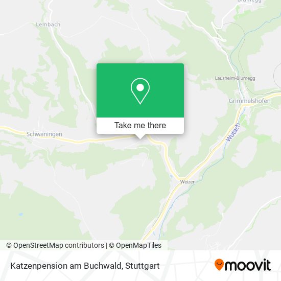 Карта Katzenpension am Buchwald