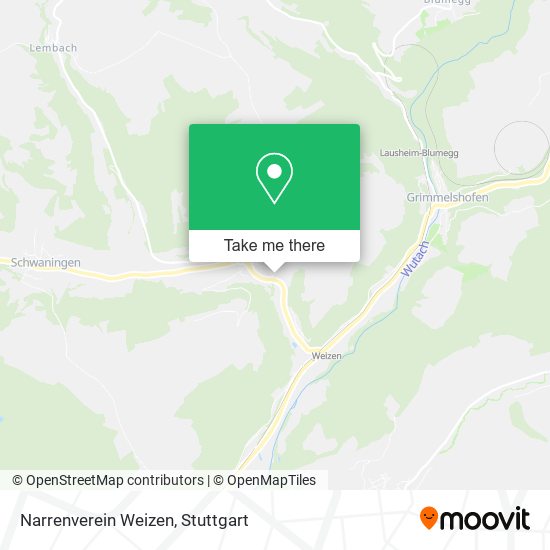 Narrenverein Weizen map