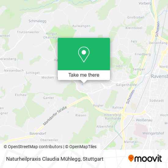 Naturheilpraxis Claudia Mühlegg map