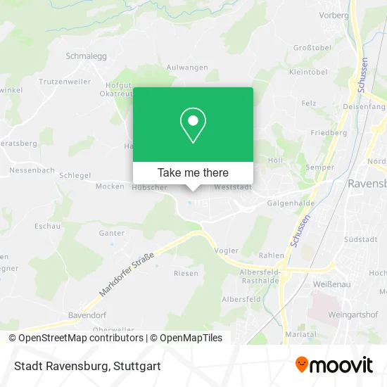 Карта Stadt Ravensburg