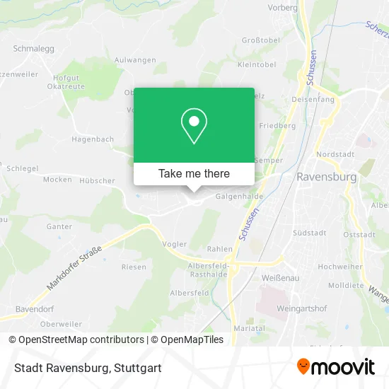 Карта Stadt Ravensburg