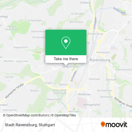 Карта Stadt Ravensburg